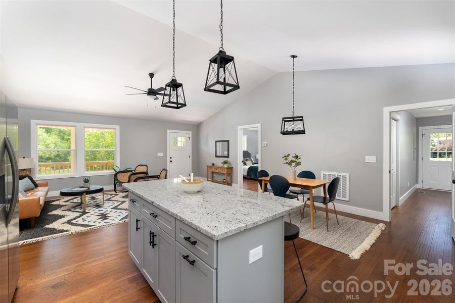 Furnished interior view inside a new home in , Candler (Image 9).
