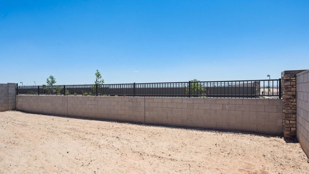 Exterior details and patio area of a home in Moonlight, Maricopa (Image 2). Exterior details and patio area of a home in Moonlight, Maricopa (Image 2).