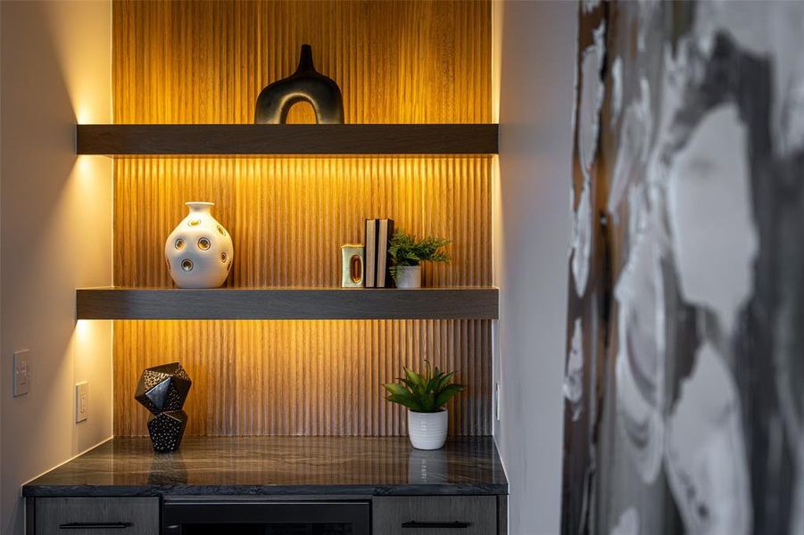 Close-up of interior finishes inside a home in , Dallas (Image 20).