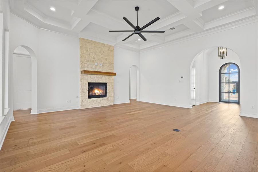 Spacious, unfurnished interior of a new home in Panther Creek Estates, Aledo (Image 20). Spacious, unfurnished interior of a new home in Panther Creek Estates, Aledo (Image 20).