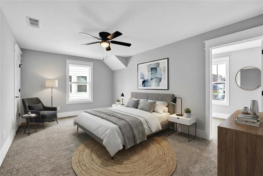 Furnished interior view inside a new home in , Canton (Image 8).