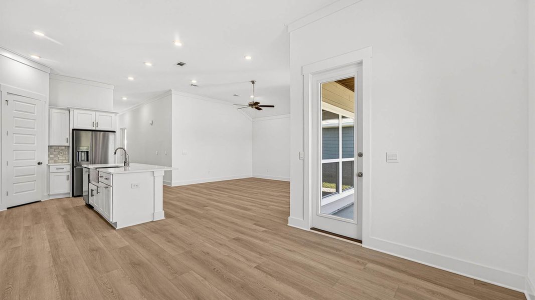 Representative unfurnished interior of a home built from the The Lily by D.R. Horton in WindMark Beach, Port Saint Joe (Image 25).