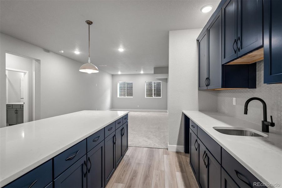 Furnished interior view inside a new home in Cloverleaf – Mountainview Collection, Monument (Image 11).