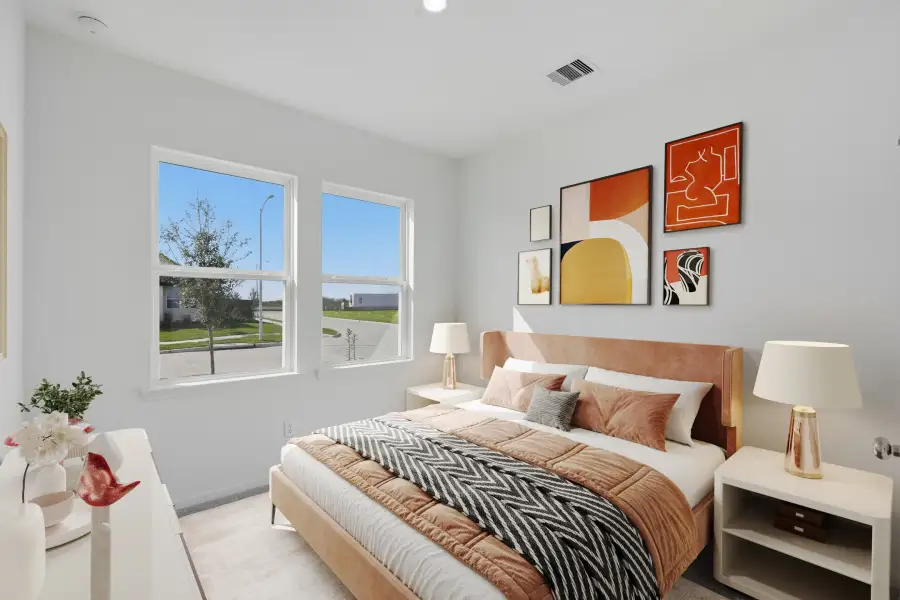 Furnished interior view inside a new home in Mason Woods, Cypress (Image 14).