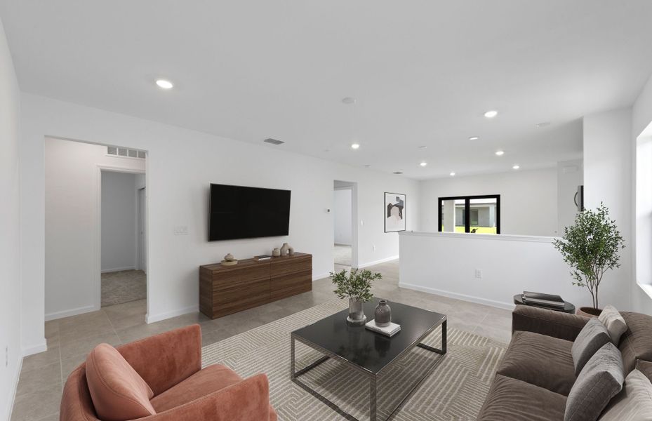 Furnished interior view inside a new home in Caloosa Cove, Labelle (Image 5).