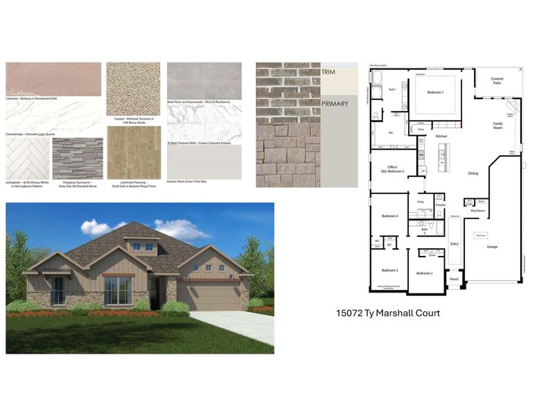 Sample of building materials used in homes in Wellborn Settlement, College Station (Image 22).