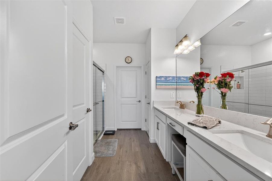 Furnished interior view inside a new home in Southshore Bay Active Adult, Wimauma (Image 51).