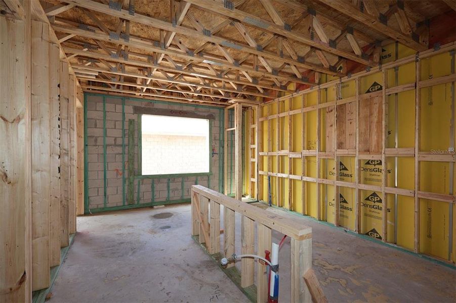 In-progress construction of a new home in Center Lake on the Park, St. Cloud, FL (Image 11).