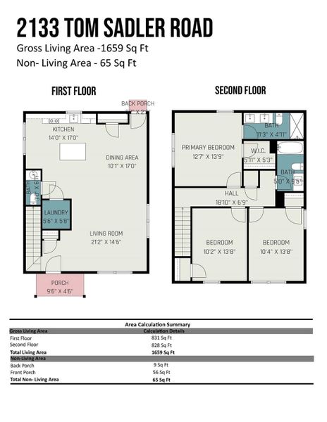 2D floor plan layout of this home in , Charlotte, NC (Image 5). 2D floor plan layout of this home in , Charlotte, NC (Image 5).