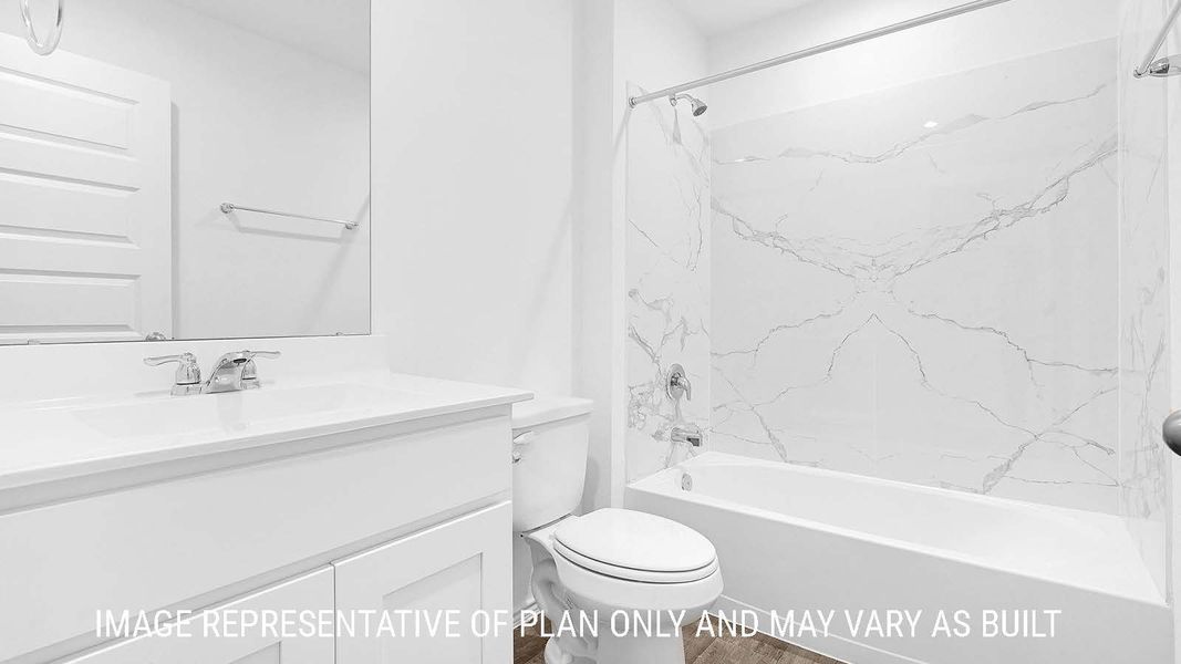 Furnished interior view inside a new home in Holly Trails, Sour Lake (Image 9).