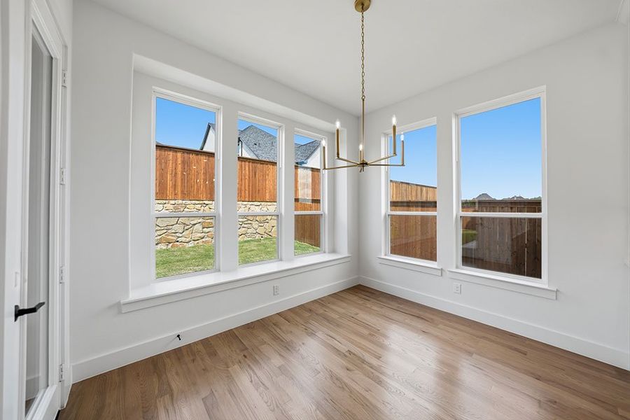 Spacious, unfurnished interior of a new home in Custer Ridge Estates, Allen (Image 29).