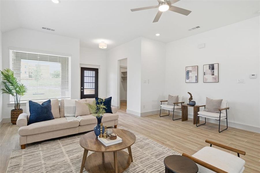 Furnished interior view inside a new home in , Hillsboro (Image 7).