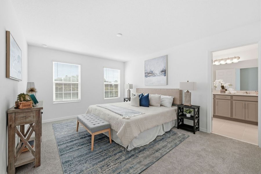 Furnished interior view inside a new home in Preservation Pointe, Davenport (Image 4).