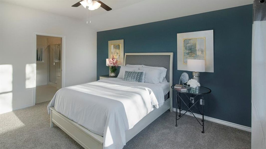 Furnished interior view inside a new home in Bel Air Village, Sherman (Image 27).