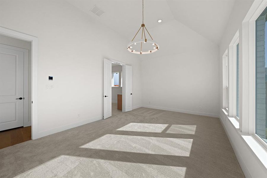 Spacious, unfurnished interior of a new home in Fields - 50' Lots, Frisco (Image 21). Spacious, unfurnished interior of a new home in Fields - 50' Lots, Frisco (Image 21).