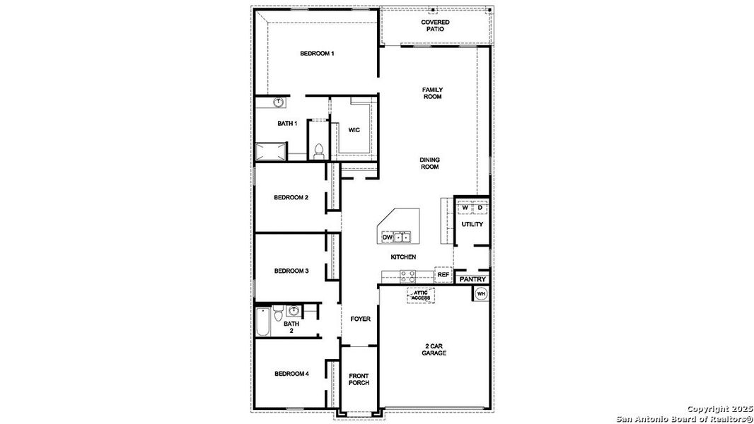 2D floor plan layout of this home in Brookstone Creek, San Antonio, TX (Image 2). 2D floor plan layout of this home in Brookstone Creek, San Antonio, TX (Image 2).