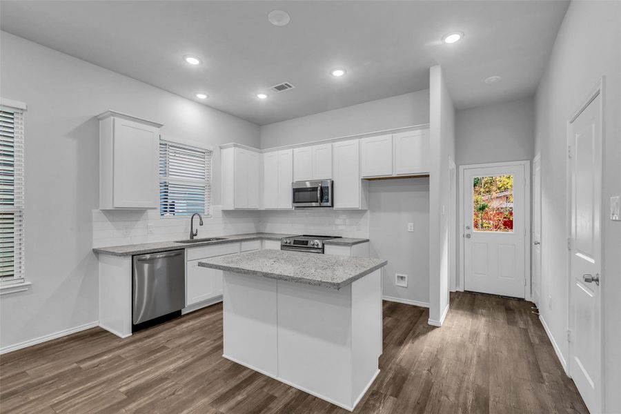 Furnished interior view inside a new home in , Willis (Image 5). Furnished interior view inside a new home in , Willis (Image 5).