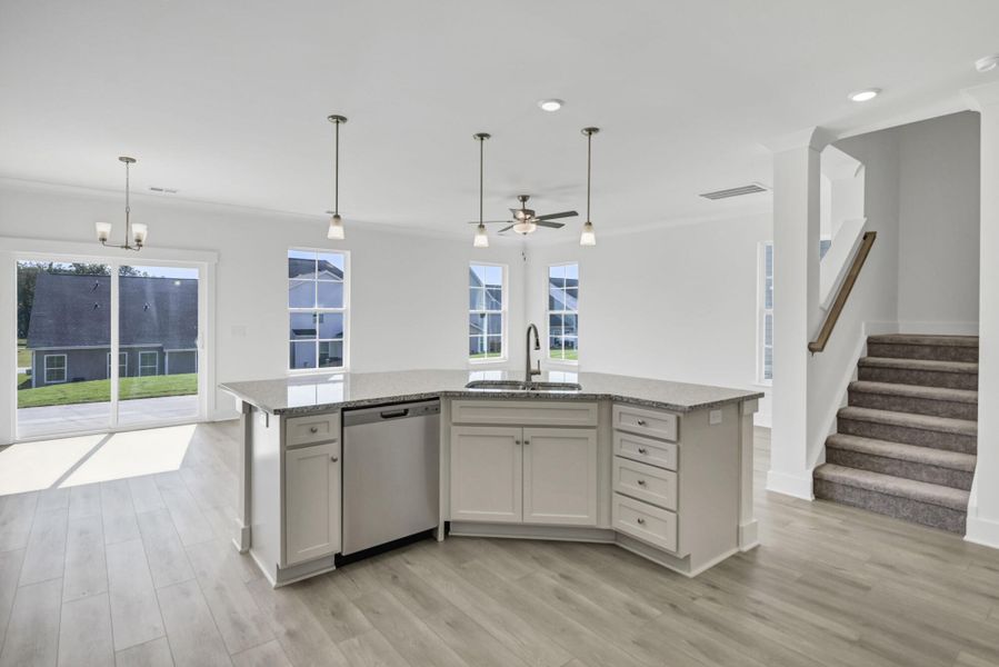 Furnished interior view inside a new home in Ashton Lakes, Lexington (Image 8).