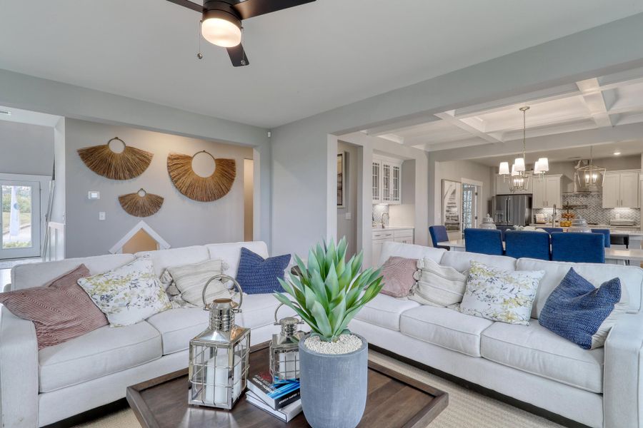Furnished interior view inside a new home in , Summerville (Image 8).
