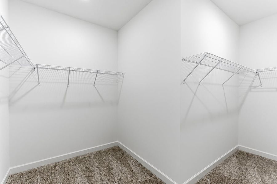 A staircase in a room.