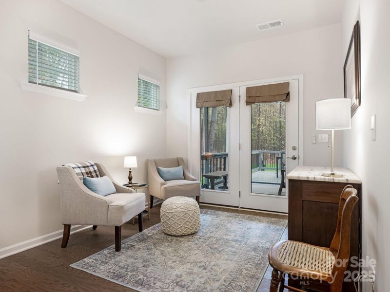 Furnished interior view inside a new home in Estates at Arlington Woods, Mint Hill (Image 21).