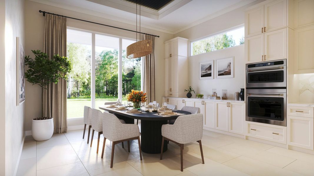 Representative furnished interior of a home built from the Caspian by GHO Homes in The Strand, Vero Beach (Image 5).