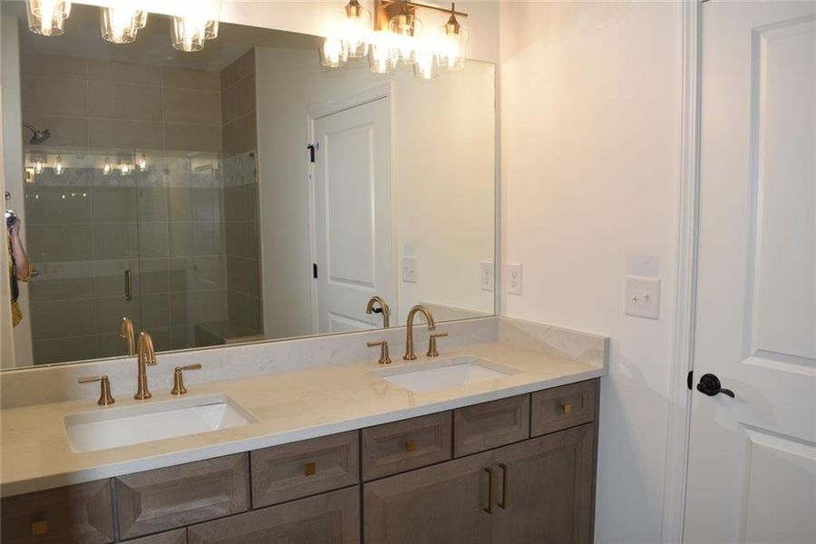 Furnished interior view inside a new home in Soleil Summit Chase, Snellville (Image 10).