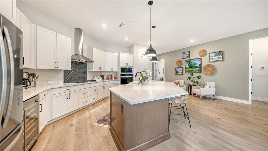 Furnished interior view inside a new home in Emerald Landing at Waterside at Lakewood Ranch – Lake Series, Sarasota (Image 41).