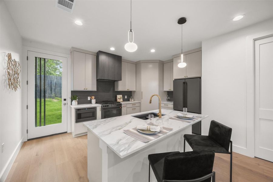 Furnished interior view inside a new home in , Austin (Image 33).
