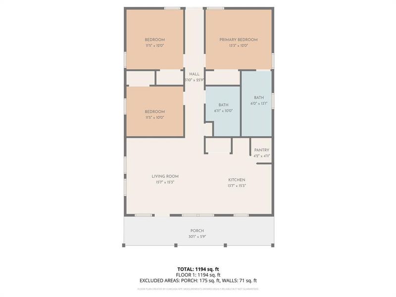 2D floor plan layout of this home in , Cooper, TX (Image 3).