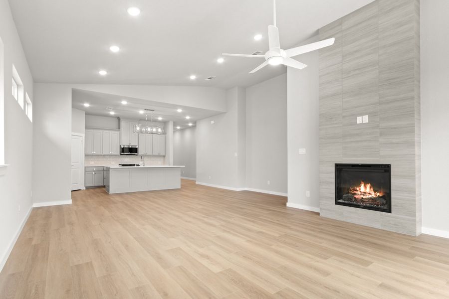 Spacious, unfurnished interior of a new home in Willow Grove Single-Family Homes, Melissa (Image 24). Spacious, unfurnished interior of a new home in Willow Grove Single-Family Homes, Melissa (Image 24).