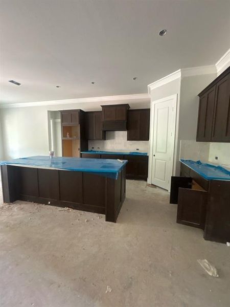 In-progress construction of a new home in Grayson Ridge, Van Alstyne, TX (Image 4).