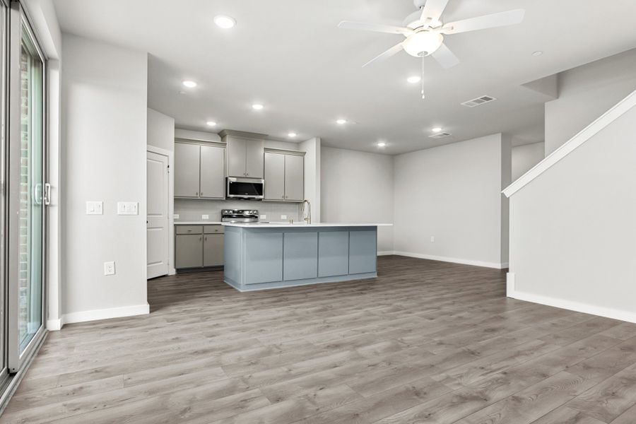 Furnished interior view inside a new home in Wildridge, Oak Point (Image 5).