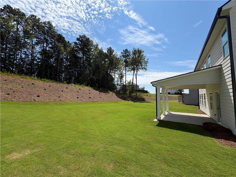 Exterior details and patio area of a home in Mallard’s Landing, Jefferson (Image 18).
