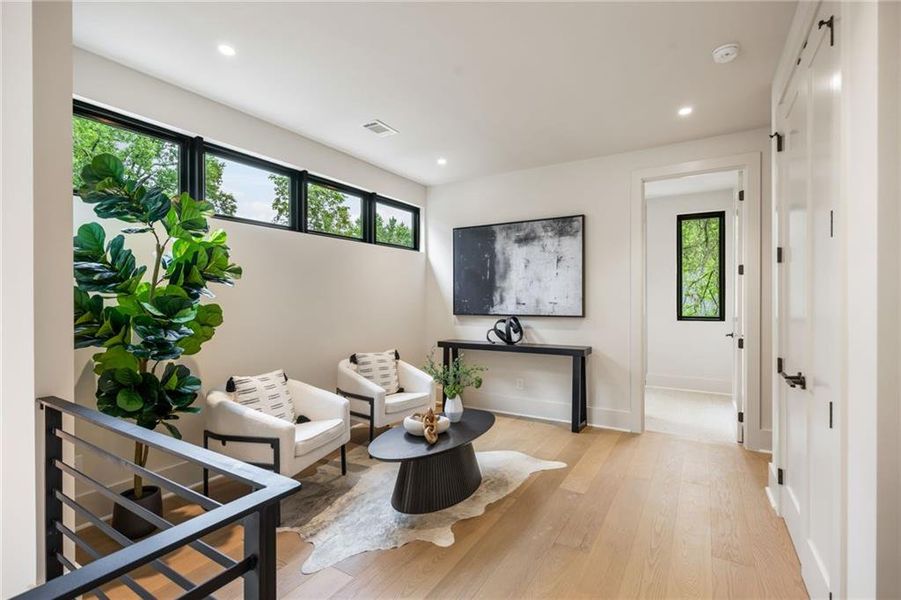 Furnished interior view inside a new home in , Atlanta (Image 8).
