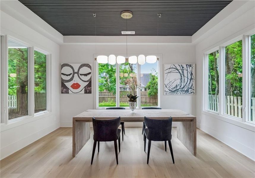 Furnished interior view inside a new home in , Atlanta (Image 35).