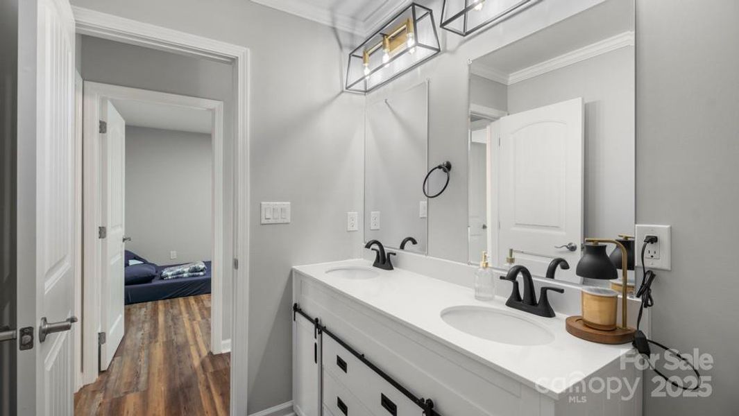 Furnished interior view inside a new home in , Kernersville (Image 27).