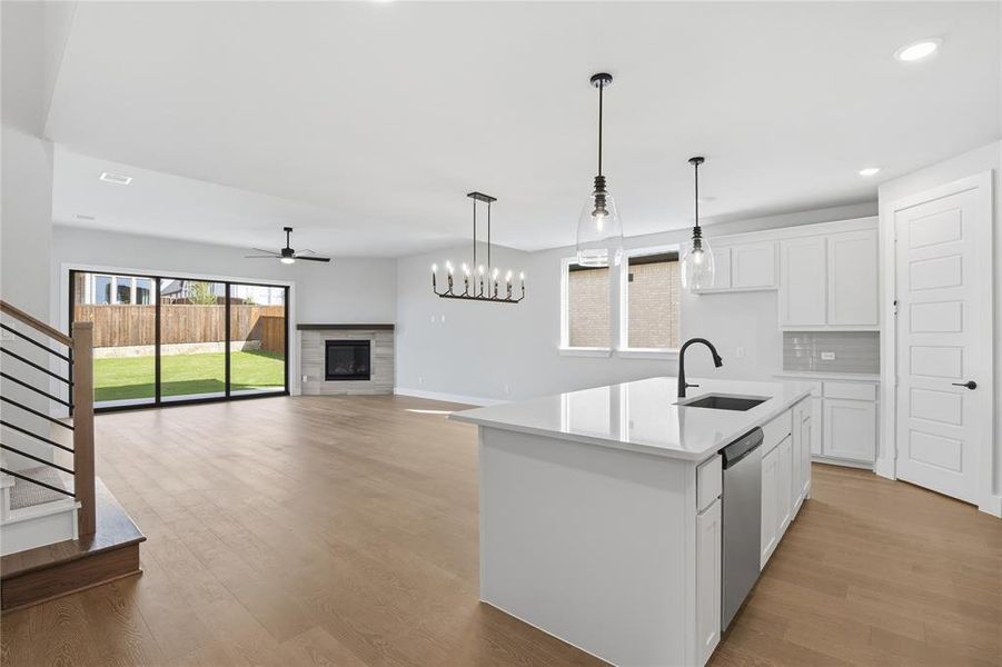 Furnished interior view inside a new home in Talon Hills, Fort Worth (Image 14).