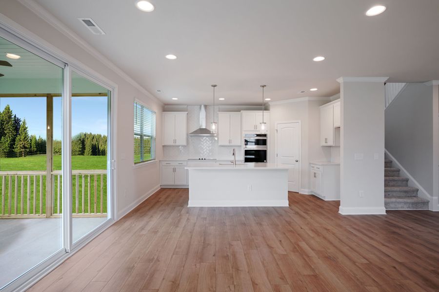 Representative unfurnished interior of a home built from the Shenandoah by Mattamy Homes in Magnolia Park, Garner (Image 22).