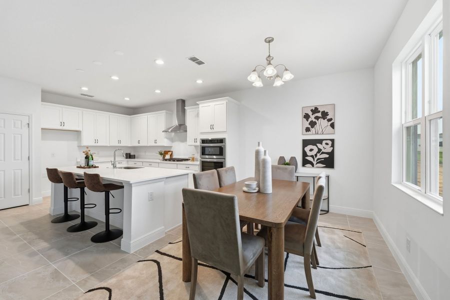 Furnished interior view inside a new home in Park View at the Hills, Minneola (Image 4).
