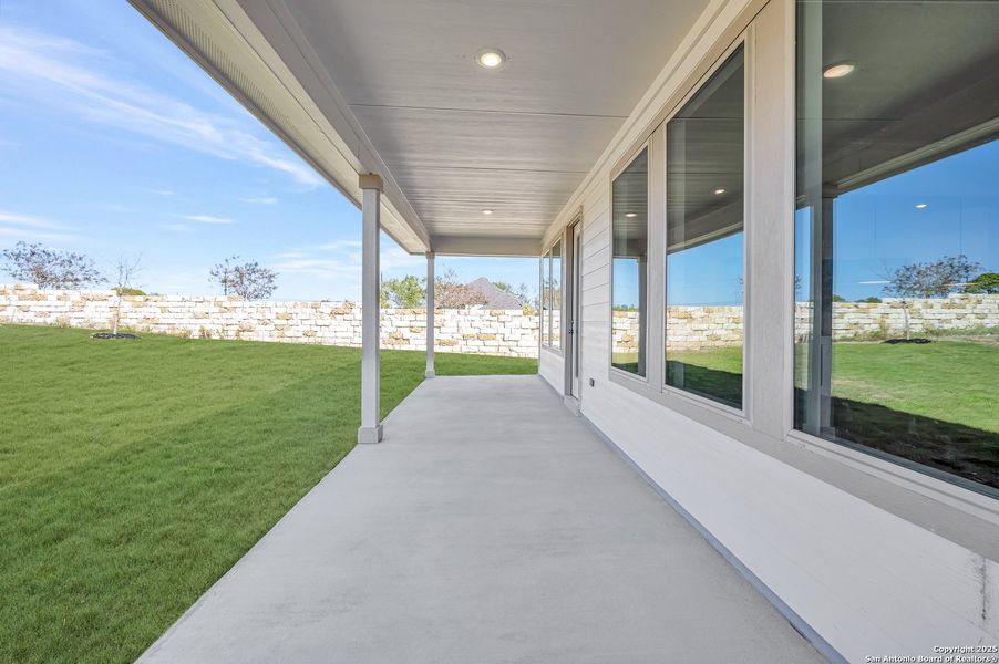 Exterior details and patio area of a home in Everly Estates, San Antonio (Image 3). Exterior details and patio area of a home in Everly Estates, San Antonio (Image 3).