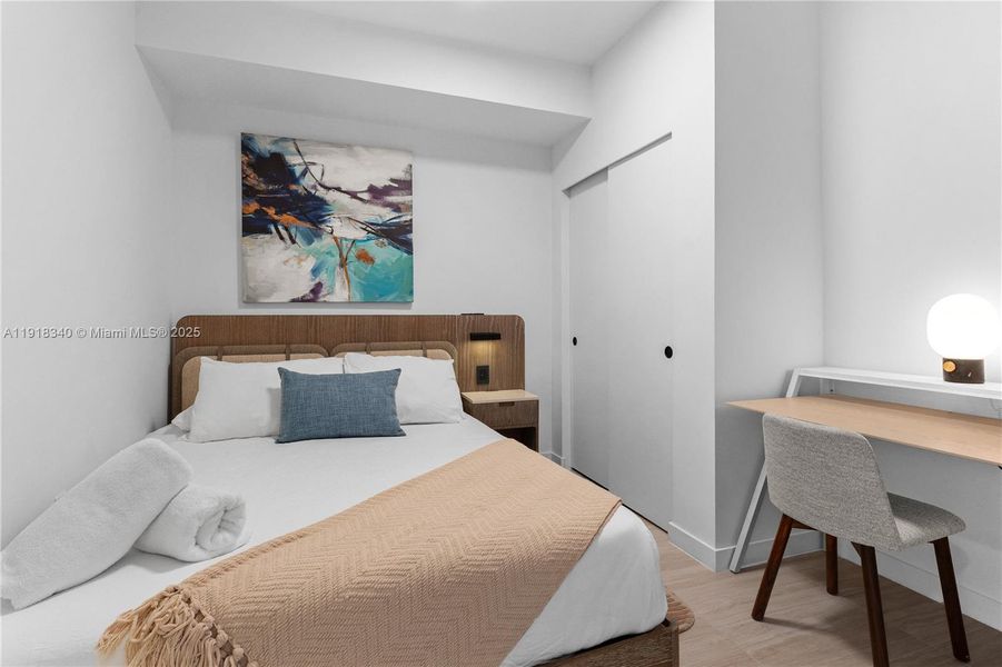 Furnished interior view inside a new home in 72 Park, Miami Beach (Image 7).