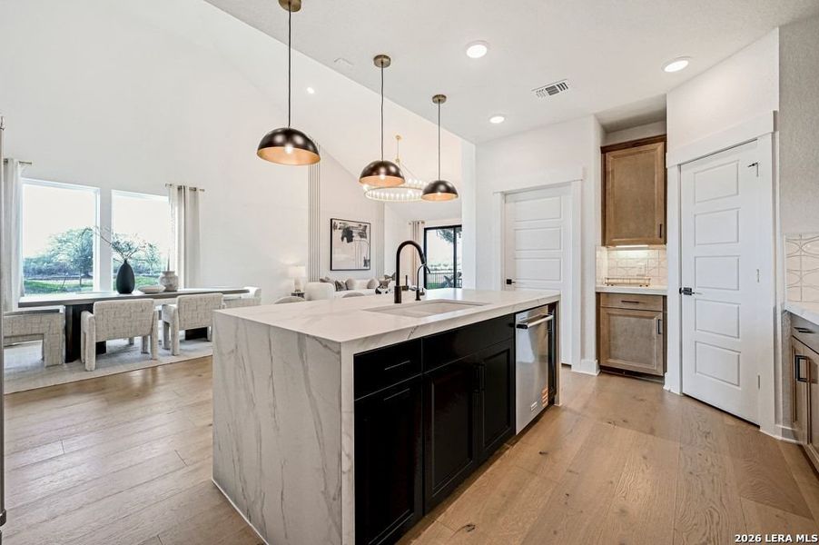 Furnished interior view inside a new home in Nopal Valley, San Antonio (Image 10).