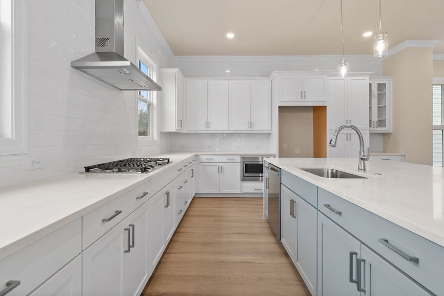 Representative furnished interior of a home built from the The Stafford by The Providence Group in Waterside Single Family, Peachtree Corners (Image 11).