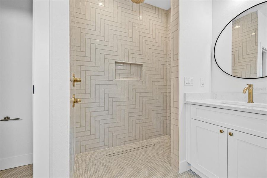 Furnished interior view inside a new home in , Tampa (Image 17). Furnished interior view inside a new home in , Tampa (Image 17).