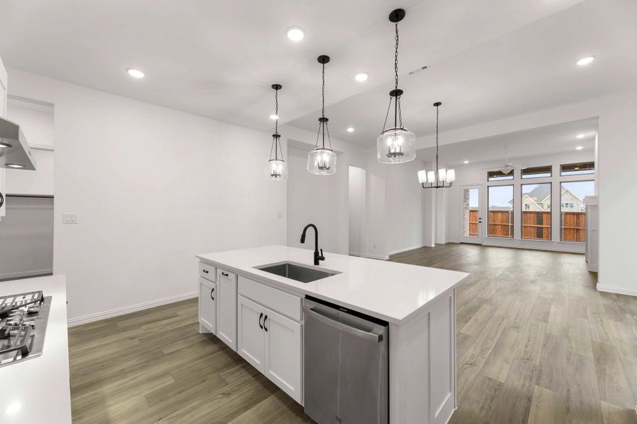 Open Kitchen-Living-Dining Room Representative Photo