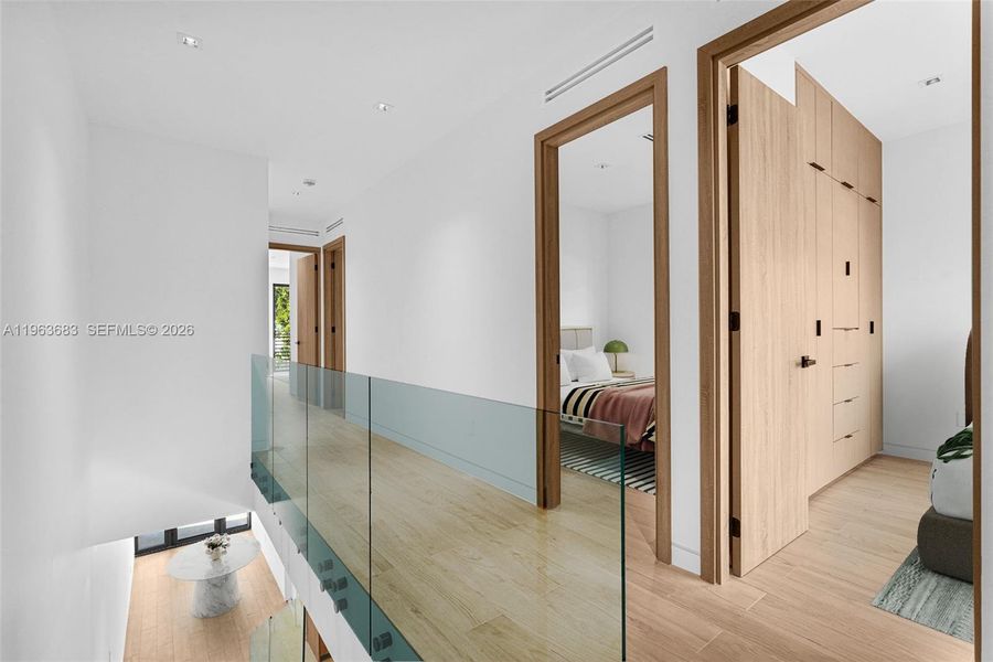 Furnished interior view inside a new home in , Miami (Image 21). Furnished interior view inside a new home in , Miami (Image 21).