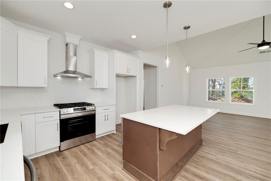 Furnished interior view inside a new home in , Buford (Image 6).