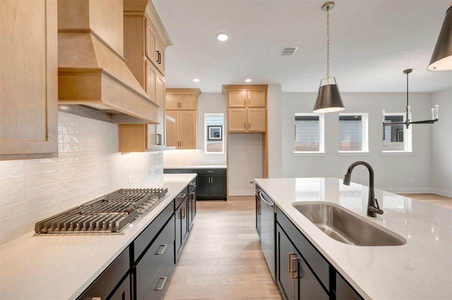 Furnished interior view inside a new home in Two Step Farm - Landmark Row Collection, Montgomery (Image 5).