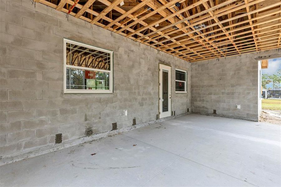 In-progress construction of a new home in , Wildwood, FL (Image 24).